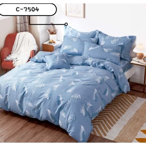 100%全純棉床包 花色C7504