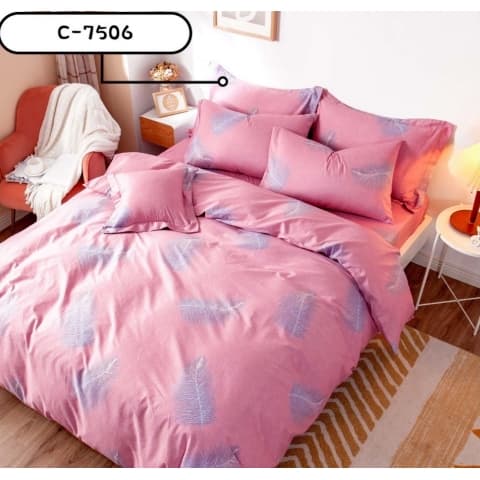 100%全純棉床包 花色C7506
