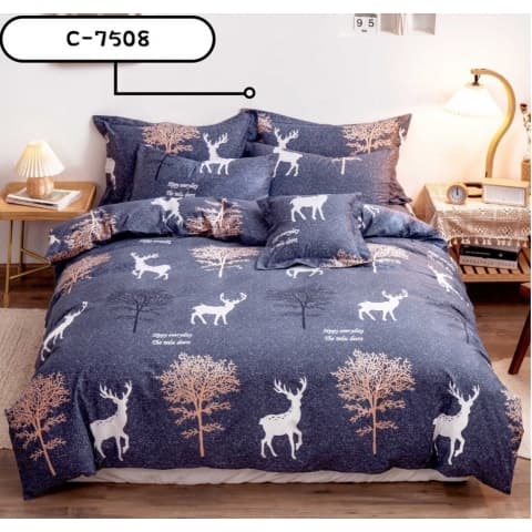 100%全純棉床包 花色C7508