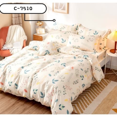 100%全純棉床包 花色C7510